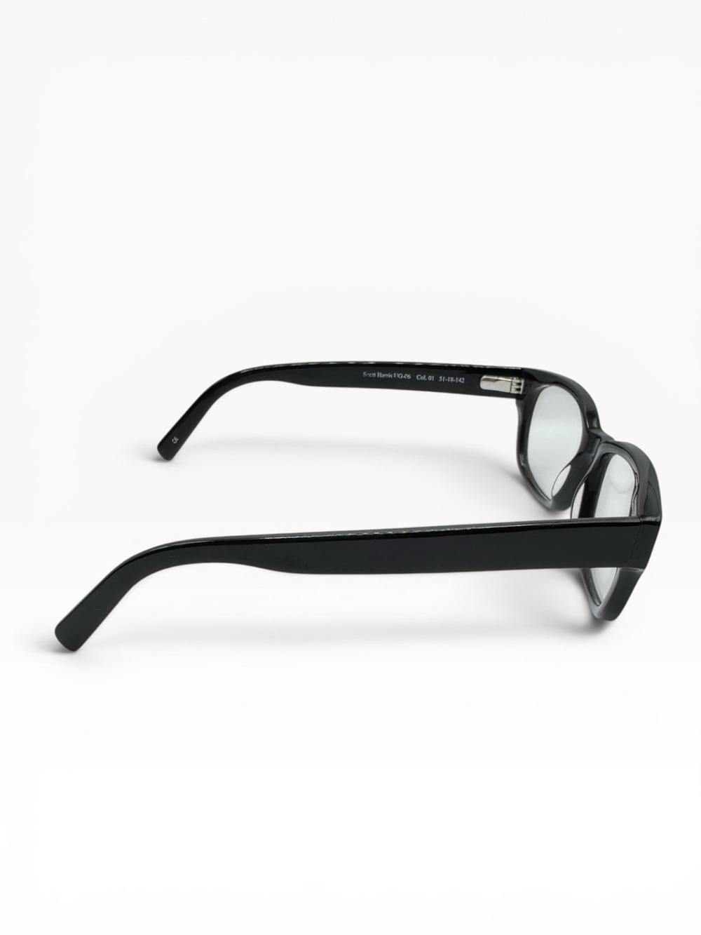 Scott Harris Underground Europa UG-06 Black Acetate Eyeglass Frames 51-18-142 - Picture 5 of 9